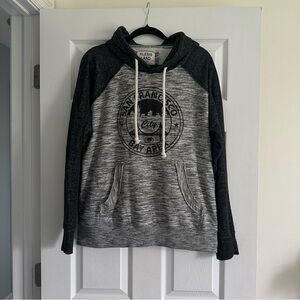 Size L Klesis Land San Francisco Bay Area Heathered Grey Hoodie